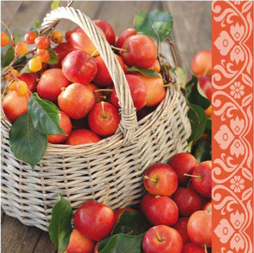 Пакет салфетки-NOUVEAU*** 33х33см - Apple Basket