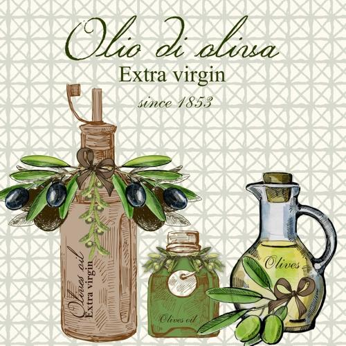 Пакет салфетки-NOUVEAU*** 33х33см - Olio di Oliva