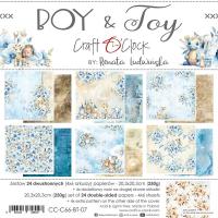Двустранна дизайнерска хартия 250гр-BOY&TOY