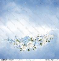 Двустранна дизайнерска хартия 250гр-Lovely day in blue 01