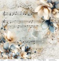 Двустранна дизайнерска хартия 250гр - Melody of my soul
